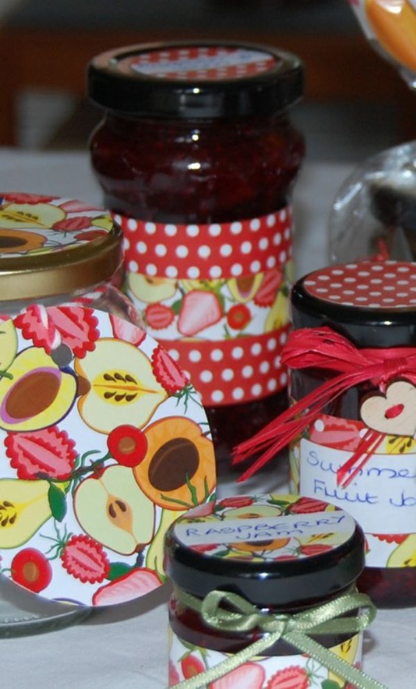 Jam Jars Round Glass Chutney 212ml (x80) Round Jam Jars Glass Jam