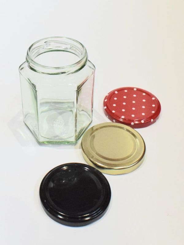 Jam Jars Hexagonal Glass 280ml > Need Jars in a hurry? Buy online