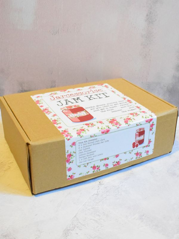 Jam Making Kit 190ml Round Jars Summer Frocks Jam Making