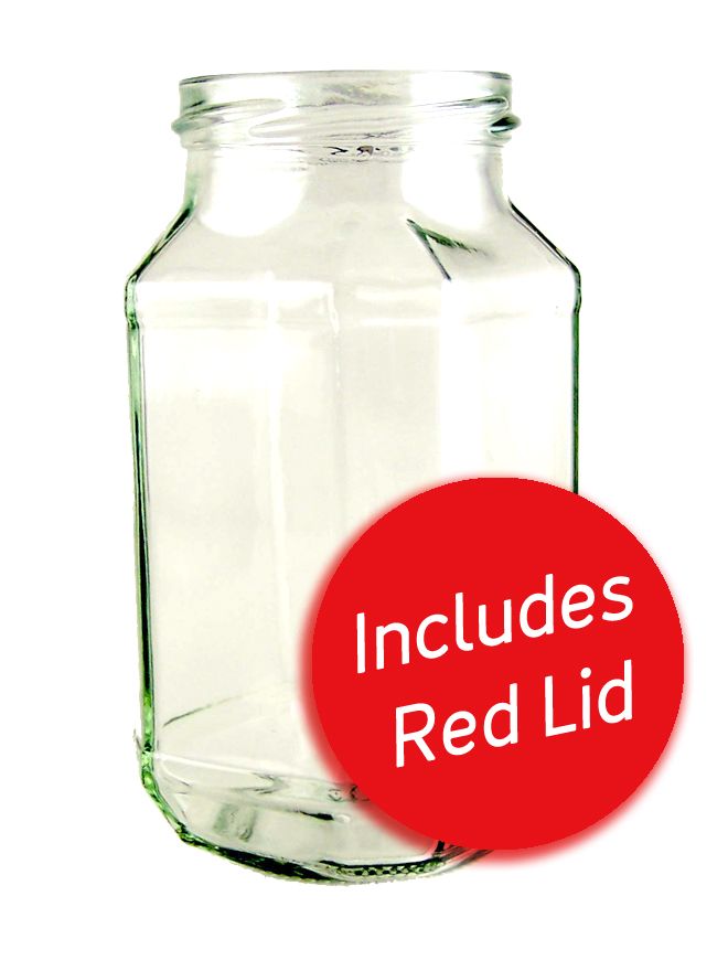 Square Jam Jars Glass Jam Jars from Love Jars' online jam jar shop