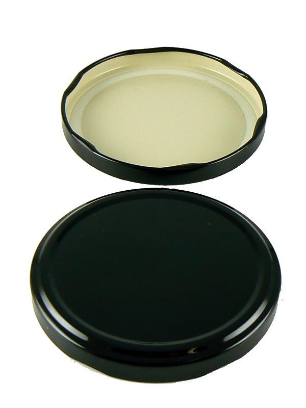 Jam Jar Lid 082 Black Jam Jar Lids Buy online from Love Jars